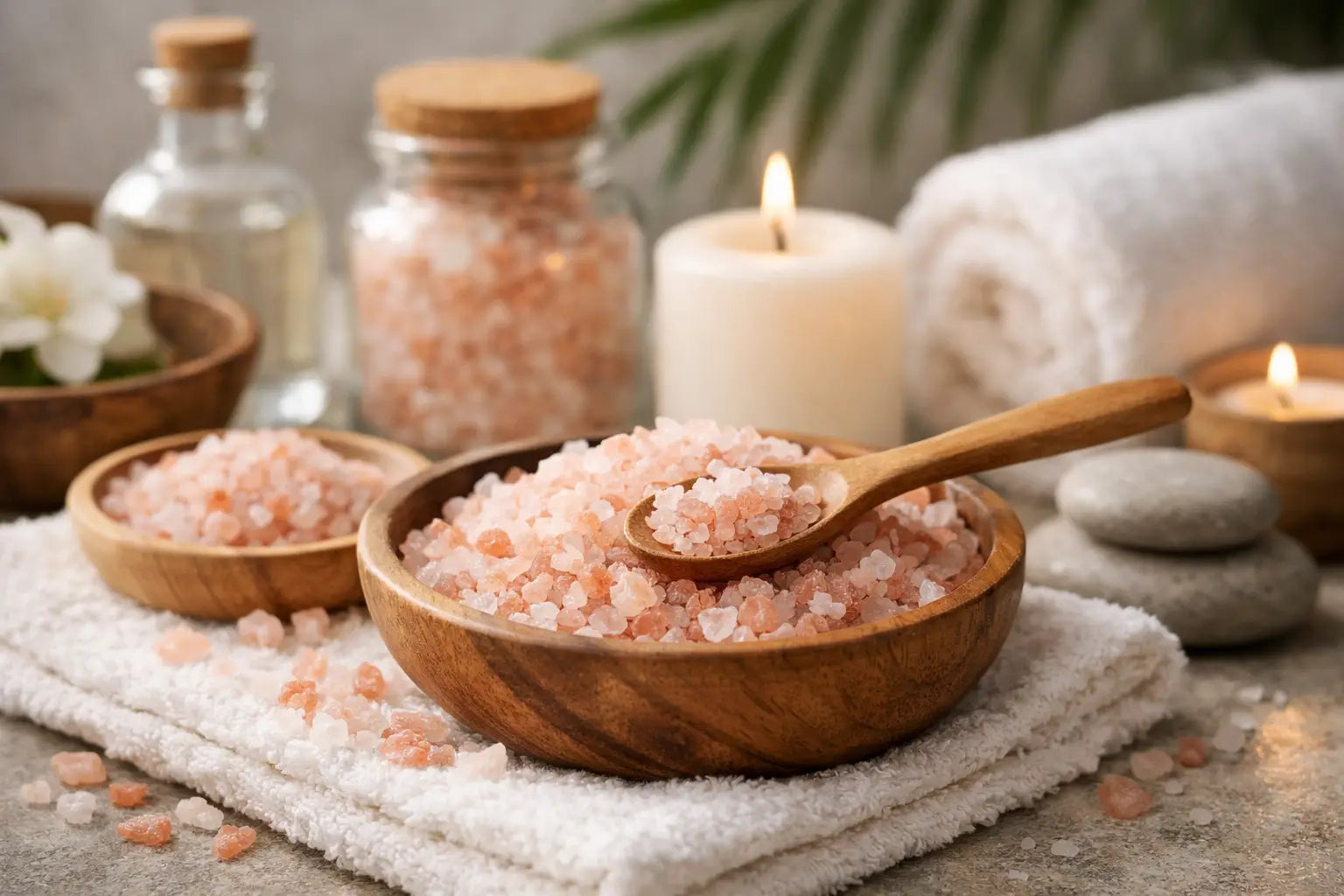 How to Use Himalayan Bath Salts for a Home Spa