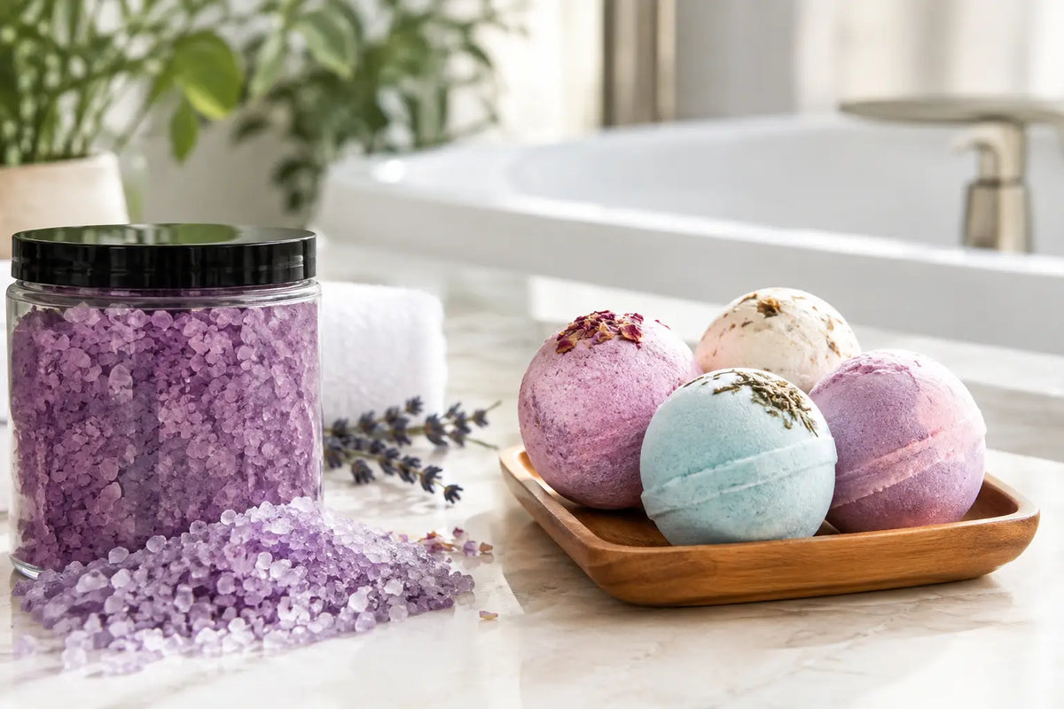 Bath Crystals Versus Bath Bombs for Better Baths