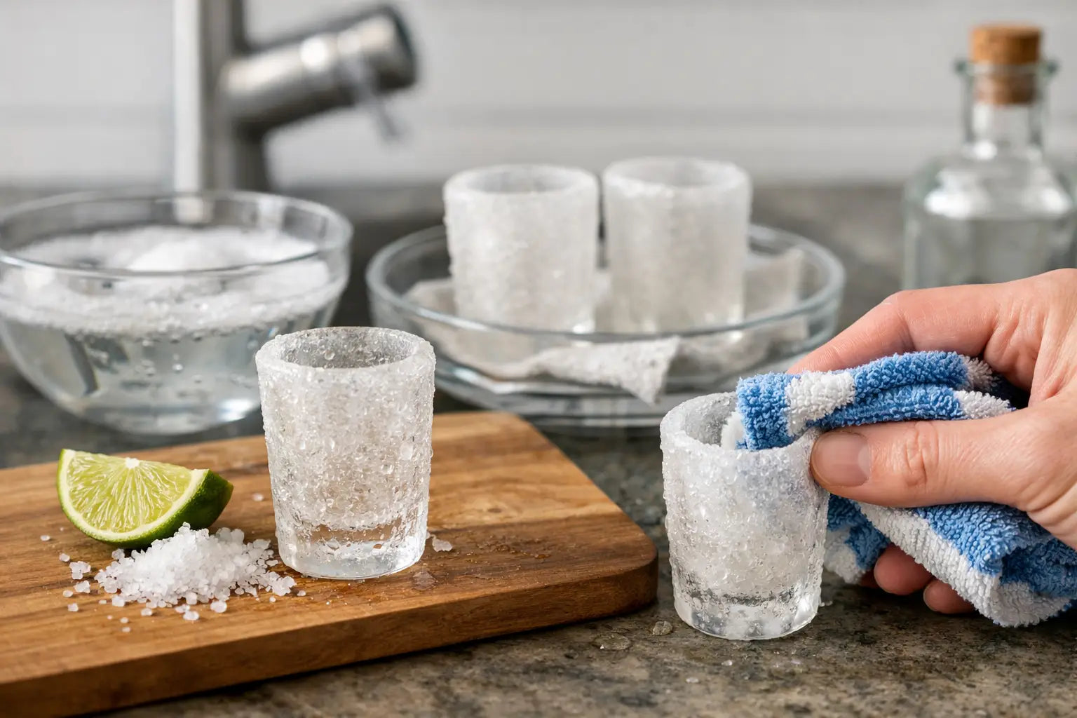 How to Clean Salt Shot Glasses Without Ruining Them