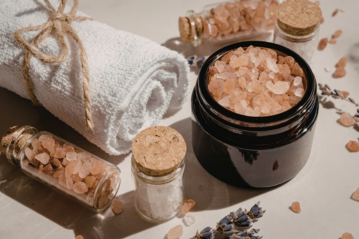 Fasl Himalayan pink bath salt for natural self-care ritual