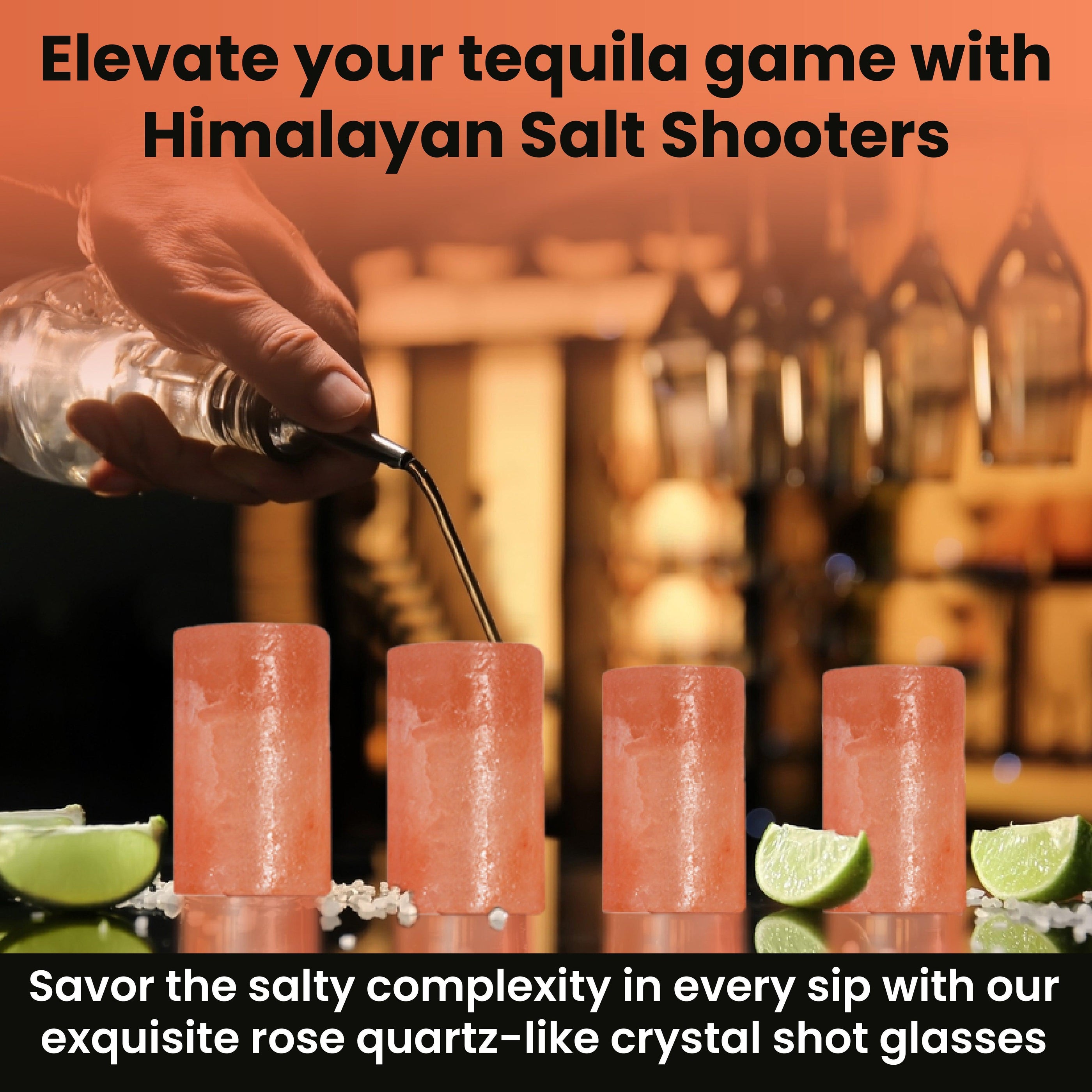 Shop Himalayan Pink Salt Tequila Shot Glasses Himalayan Shot Glasses