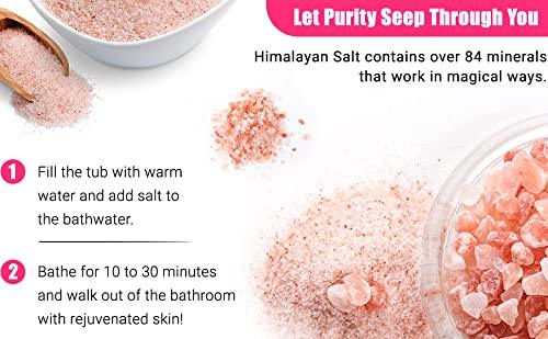 Fasl Himalayan Pink Salt Aromatherapy body Soak, 18oz Lavender Oils - Fasl