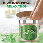 Fasl Himalayan Pink Salt Foot Soak | Eucalyptus Essential Oils 8oz Jar - Fasl 