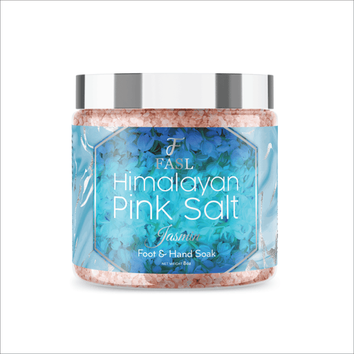 Fasl Himalayan Pink Salt Foot Soak | Jasmin Essential Oils 8oz Jar - Fasl