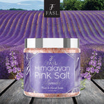 Fasl Himalayan Pink Salt Foot Soak | Lavender Essential Oils 8oz Jar - Fasl 