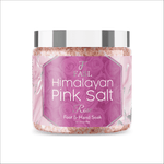 Fasl Himalayan Pink Salt Foot Soak | Rose Essential Oils 8oz Jar - Fasl 