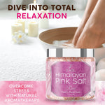 Fasl Himalayan Pink Salt Foot Soak | Rose Essential Oils 8oz Jar - Fasl 