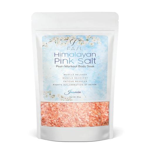 Fasl Himalayan Pink Salt Post Workout Soak, Jasmin Oils, 18oz - Fasl