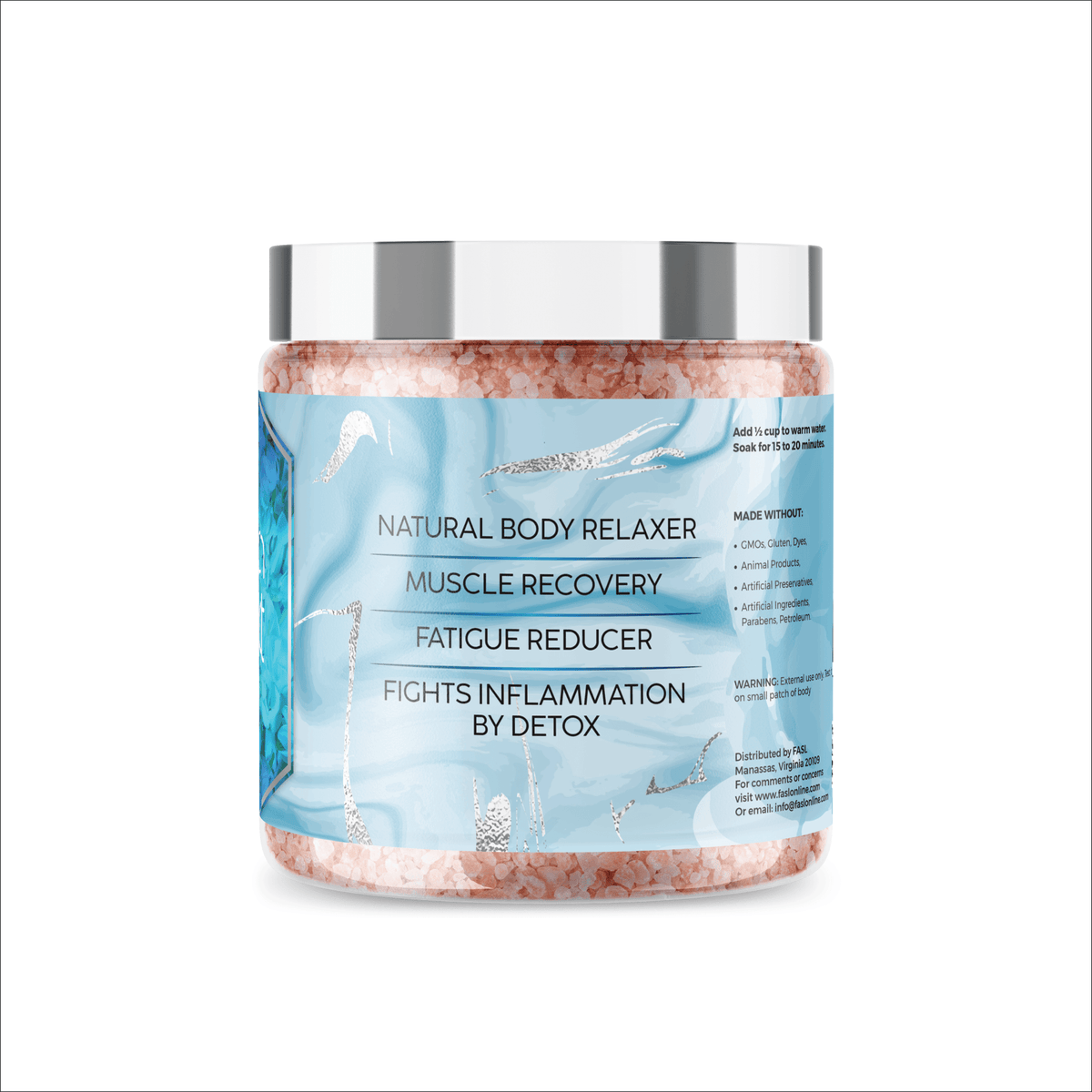 Fasl's Himalayan Pink Salt Body Soak | Jasmin Essential Oils - Fasl 