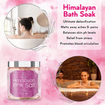 Fasl's Himalayan Pink Salt Body Soak | Rose Essential Oils 12 oz Jar - Fasl 