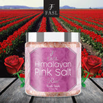 Fasl's Himalayan Pink Salt Body Soak | Rose Essential Oils 12 oz Jar - Fasl 