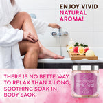 Fasl's Himalayan Pink Salt Body Soak | Rose Essential Oils 12 oz Jar - Fasl 