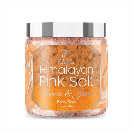 Fasl's Himalayan Pink Salt Body Soak | Turmeric and Jasmin Essential Oils - Fasl