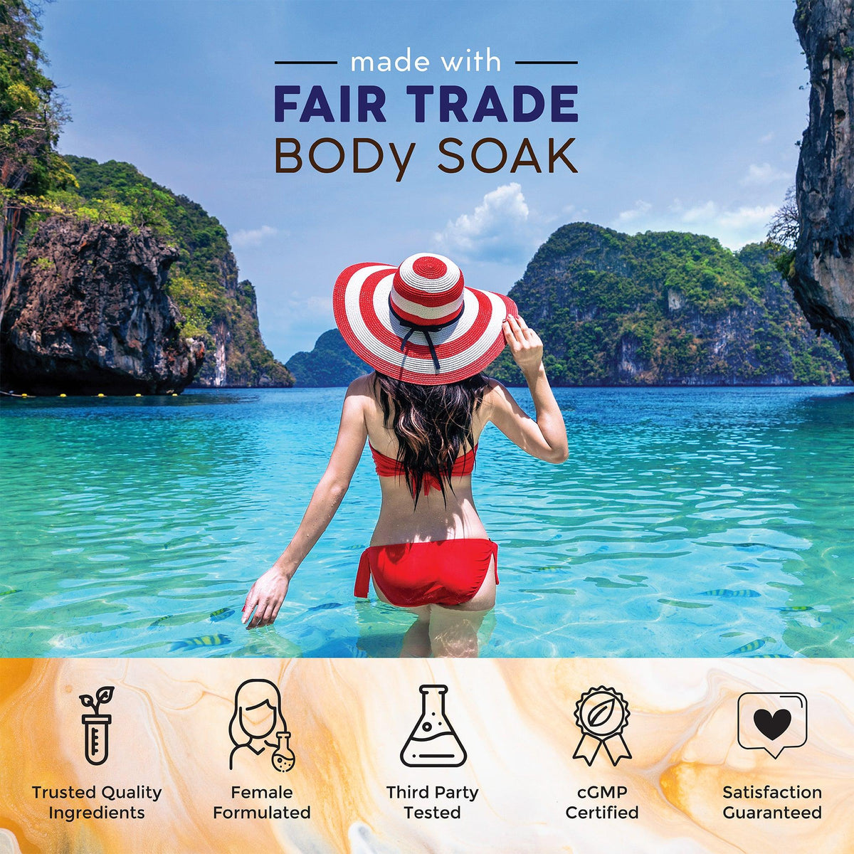 Fasl's Himalayan Pink Salt Body Soak | Turmeric and Jasmin Essential Oils - Fasl 