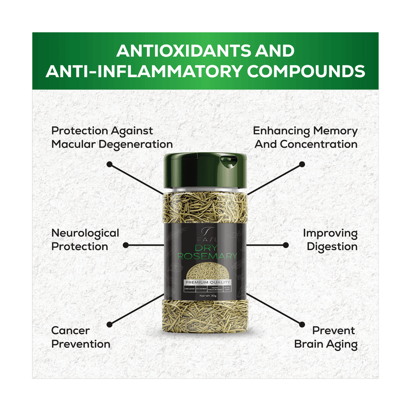 Organic Dried Rosemary - Fasl