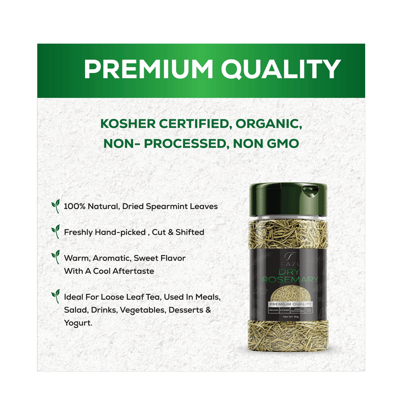 Organic Dried Rosemary - Fasl