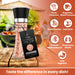 Organic Pink Himalayan Salt With Reusable Glass Grinder, 7 Ounces - Fasl